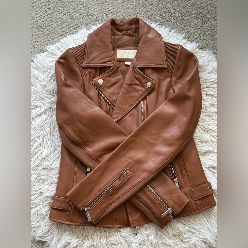 Michael Kors Women Leather Jacket